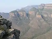 Three Rondavels du Blyde River Canyon.