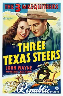 Description de l'image Three Texas Steers poster.jpg.