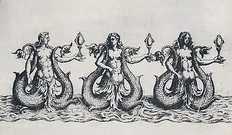 Trois sirènes du Ballet Comique de la Reine (1581).