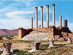 Ruines de Thuburbo Majus (Tunisie).