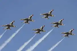 Les Thunderbirds en 2006 sur F-16