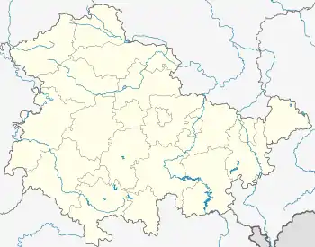 Voir sur la carte administrative de Thuringe