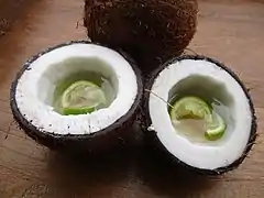 Ti-punch et noix de coco