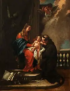 Vierge à l'Enfant avec saint AntoineGiambattista Tiepolo, 1730-1735Fondazione Cini, Venise