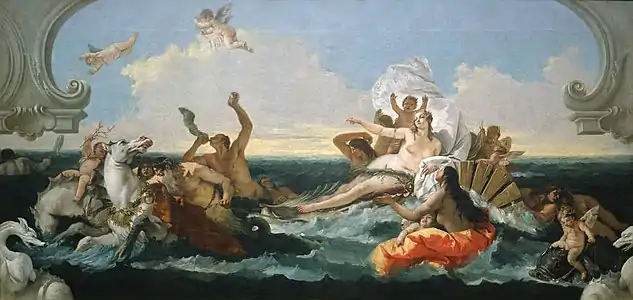 Le Triomphe d'AmphitriteGiambattista Tiepolo, vers 1740Gemäldegalerie Alte Meister.