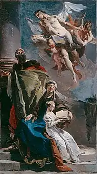 Giambattista Tiepolo, L'Éducation de la Vierge, vers 1720-1722.