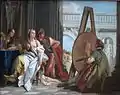 Alexandre et Campaspe chez le peintre Apelle, Giambattista Tiepolo, Getty Center (1740).
