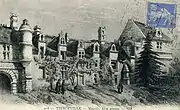 Le manoir de Tierceville au XIXe siècle.