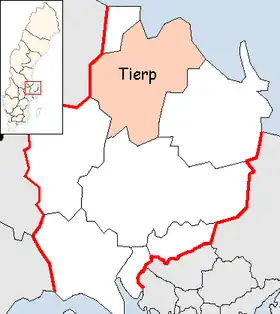 Localisation de Tierp