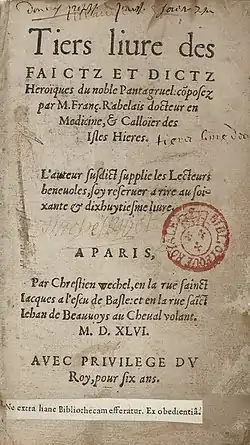 Page de livre ancien