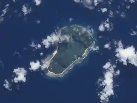 Photo de l’île (NASA, 2001).