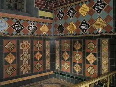 Carreaux encaustiqués. Jackfield Tile Museum