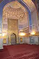 Mihrab de la mosquée de la médersa Tilla-Qari.