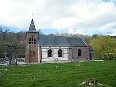 Façade sud de l'église.