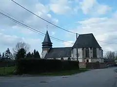 L'église de Tilloy-Floriville.