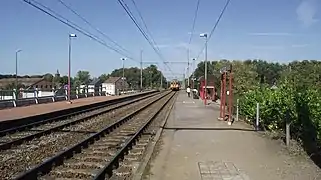 Arrivée d'un train L en 2012.