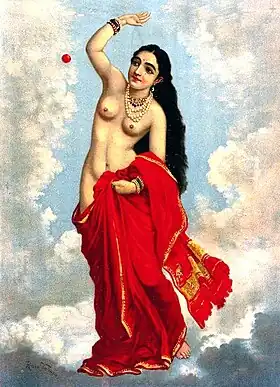 Tilottama par Raja Ravi Varma