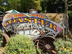 Timber Twister à Gilroy Gardens