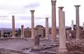 Bibliothèque de Timgad, en Afrique du Nord.