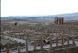Ruines romaines de Timgad (Algérie).
