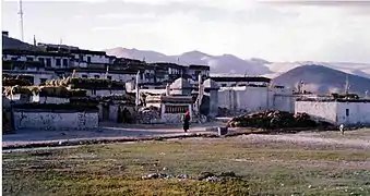 La ville de Tingri en 1993