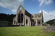 Photo des ruines de l'abbaye