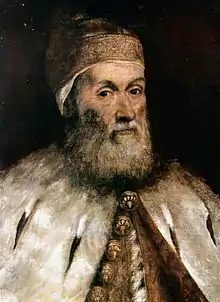 Le Tintoret, portrait du Doge Girolamo Priuli.