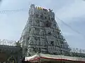 Gopura du temple de Tirumala Venkateswara à Tirupati