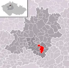 Localisation de Tišice