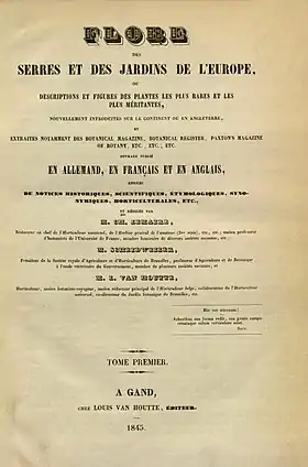 Image illustrative de l’article Flore des serres et des jardins de l'Europe