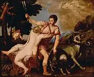 Vénus et Adonisv. 1560,musée du Prado, Madrid