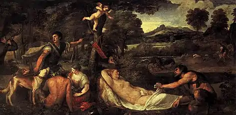 Jupiter et Antiope (La Vénus du Pardo)1535-1540,Louvre