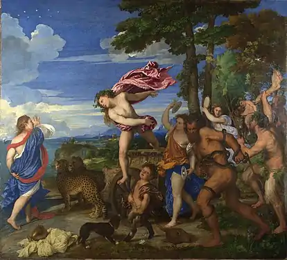 Bacchus et ArianeTitien, National Gallery
