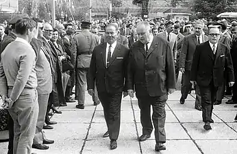 Tito en visite à Ljubljana, 1966