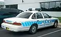 Un modèle de 1993-94 de la police de Titusville, Floride, octobre 2001