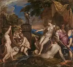 Diane et Callisto par Titien (1556-1559).