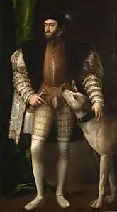 Charles V et son chien1533, Prado