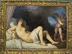 Danaë, Titien, vers 1546.