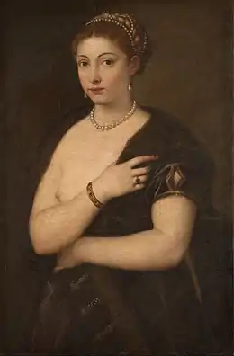 Femme à la fourrure1576, Vienne