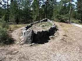 Tombeau du VIIIe siècle qui, selon la légende, est le lieu de sépulture de Þjálfi.