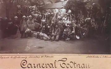 Carnaval de Todtnau en 1906 : lapons et eskimaus