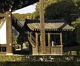 Un des sanrō du sanmon de Tōfuku-ji (détail de la photo ci-dessus).