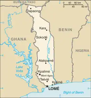 Description de l'image Togo-CIA_WFB_Map.png.