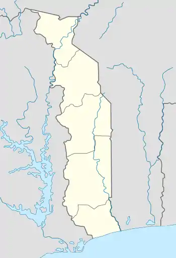 Voir sur la carte administrative du Togo