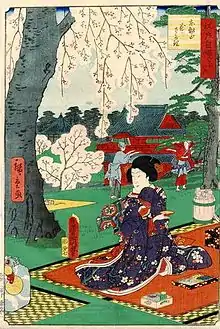 Hanami bentō de Hiroshige.