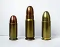 7,65 × 17 mm Browning, 7,62 × 25 mm TT, 9 × 19 mm Parabellum.