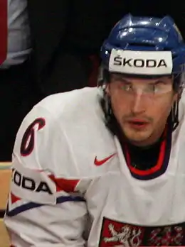 Description de l'image Tomáš Mojžíš - Czech national ice hockey team IHWC 2012.jpg.