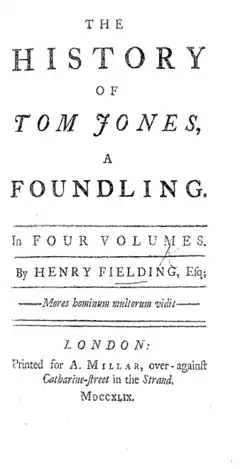 Page en noir et blanc avec mention du titre, de l'auteur et de l'éditeur. Année en chiffres romains, citation latine en bas de page.