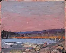 A Northern Lake (1913-1914) musée des beaux-arts de l'Ontario, Toronto