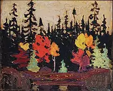 Black Spruce and Maple (1915) Musée des beaux-arts de l'Ontario, Toronto